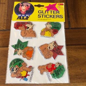 Alf Stickers - Red, Green, Yellow, Orange